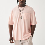 Oversized S/S Tee // Pink (L)