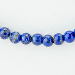 Genuine Lapis Lazuli Beaded Necklce 3-4mm