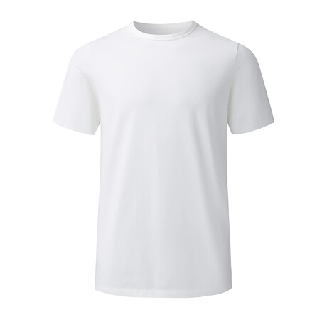 Spectacle 2.0 Short Sleeve Lifestyle Performance Fabric T-Shirt // White (Small)