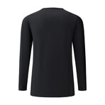 Spectacle 2.0 Long Sleeve Lifestyle Performance Fabric T-Shirt // Black (Small)