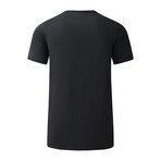 Spectacle 2.0 Short Sleeve Lifestyle Performance Fabric T-Shirt // Black (Small)