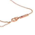 Roberto Coin 18K Rose Gold Black Jade + Pave Diamonds Rope Necklace // 38"-39" // Store Display