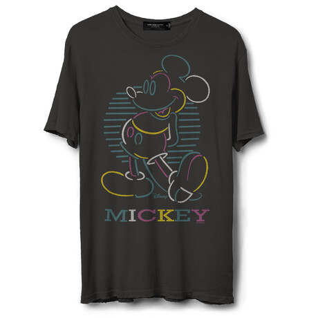 Mickey Neon Poses // Vintage Black (XS)