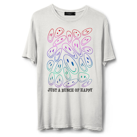 Just A Bunch Of Happy // White (XS)