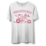 Snoopy Home On The Road // White (2XL)