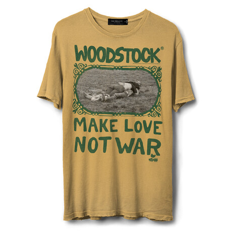 Woodstock Make Love Not War // York Yellow + Pigment Dye (XS)