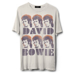 David Bowie Repeat Faces // Vintage White (XL)