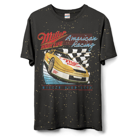 Miller High Life Racing Splatter // Black + Splatter Dye (XS)