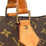 Louis Vuitton // Canvas Leather Speedy Satchel Bag