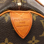 Louis Vuitton // Canvas Leather Speedy Satchel Bag