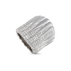 18K White Gold Diamond Ring // Ring Size: 6.25 // New