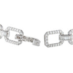 18K White Gold Diamond Bracelet // 7" // New