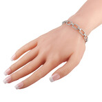 18K White Gold Diamond Bracelet // 7" // New