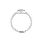 14K White Gold Diamond Ring III // Ring Size: 7 // New