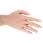 14K White Gold Diamond Ring III // Ring Size: 7 // New