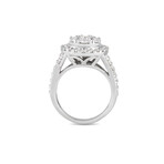 14K White Gold Diamond Ring II // Ring Size: 7 // New