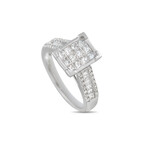 14K White Gold Diamond Ring // Ring Size: 7 // New