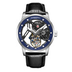 Swan & Edgar LE Hand Assembled Intricacy Tourbillon Steel Blue Automatic // SE1951T