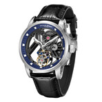 Swan & Edgar LE Hand Assembled Intricacy Tourbillon Steel Blue Automatic // SE1951T