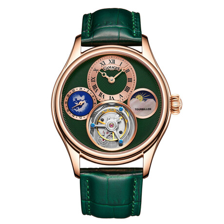 Gamages of London LE Hand Assembled World Tourbillon Automatic // GA00946