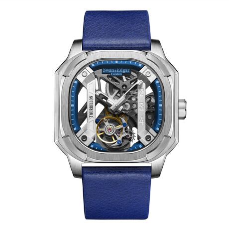 Swan & Edgar LE Hand Assembled Vortex Blue Automatic // SE1793T