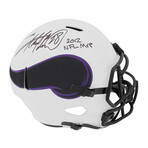 Adrian Peterson Signed Minnesota Vikings Lunar Eclipse Riddell Full Size Speed Replica Helmet w/2012 NFL MVP