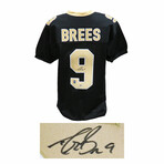 Drew Brees Signed Black Custom Football Jersey (Beckett)