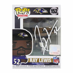 Ray Lewis Signed Baltimore Ravens NFL Funko Pop Doll #152