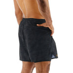 TYR 6" Lined Short // Black (Small)