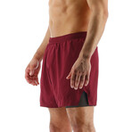 TYR 6" Lined Short // Windsor Wine (Small)