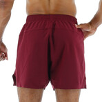 TYR 6" Unlined Short // Windsor Wine (Small)
