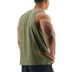 TYR Airtech Tank // Olive Night Heather (Small)