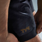 TYR 6" Lined Short // Black (Small)