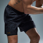 TYR 6" Lined Short // Black (Small)