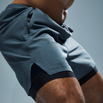 TYR 6" Lined Short // Dark Shadow (Small)