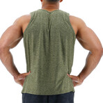 TYR Airtech Tank // Olive Night Heather (Small)