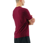 TYR Airtech Tee // Windsor Wine Heather (Small)