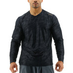 TYR Airtech Long Sleeve Tee // Black (Small)