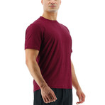 TYR Airtech Tee // Windsor Wine Heather (Small)