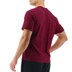 TYR Airtech Tee // Windsor Wine Heather (Small)