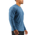TYR Airtech Long Sleeve Tee // Majolica Heather (Small)