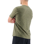 TYR Airtech Tee // Olive Night Heather (Small)