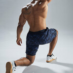 TYR 7" Lined Short // Navy (Small)