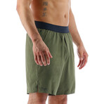 TYR 7" Lined Short // Olive Night (Small)
