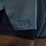 TYR 6" Lined Short // Dark Shadow (Small)