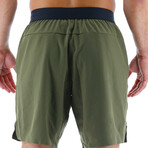 TYR 7" Lined Short // Olive Night (Small)