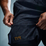 TYR 9" Lined Short // Black (Small)
