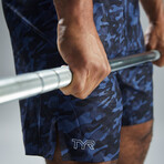TYR 9" Lined Short // Navy (Small)