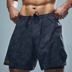 TYR 9" Lined Short // Black (Small)