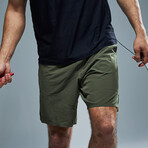 TYR 9" Lined Short // Olive Night (Small)